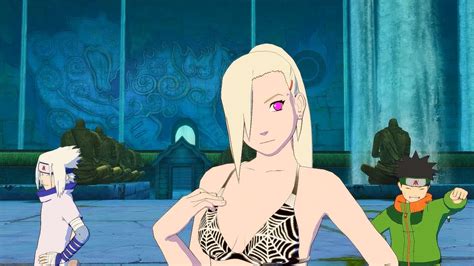 Naruto Ultimate Ninja Storm 3 Full Burst Spider Web Swimsuit Ino Mod Gameplay Pc W Sweetfx