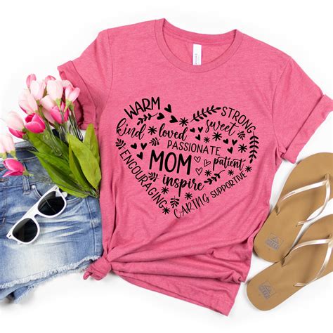 Mom Heart Svg Mom Svg Shirt Mama Svg Heart Svg Mother Svg Mothers Day Svg Svg Png Dxf