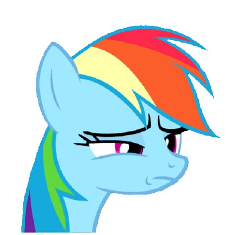 Rainbow Dash Face Vector by Silverstreak94741 on DeviantArt