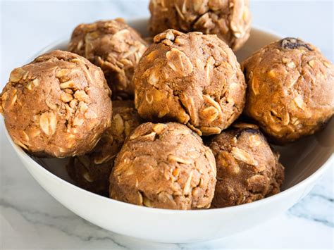 Bolas De Prote Na Sem Cozimento Chocolate E Manteiga De Amendoim