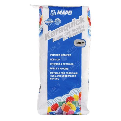 Mapei Keraquick Grey Kg Kims Tiling Supplies