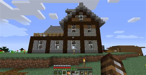 my minecraft spawn house by rebeccasavage on DeviantArt