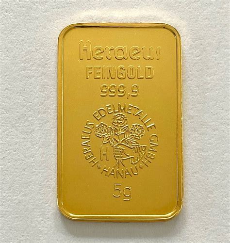 Grams Gold Heraeus Catawiki