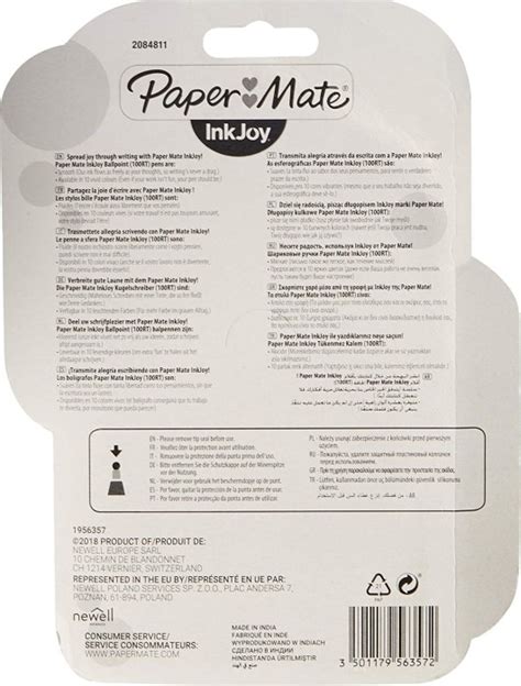 Paper Mate Inkjoy Rt M Sorted Pieces Set Blister Packaging