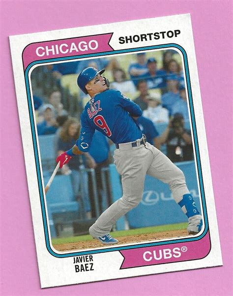 2020 Topps Archives 1974 Topps 162 Chicago Cubs For Sale Online Ebay