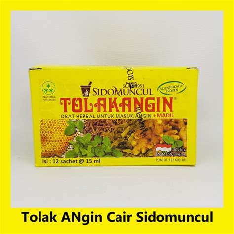 Tolak Angin Cair Sido Muncul Isi Sachet Lazada Indonesia