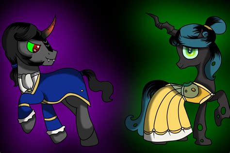 King Sombra And Queen Chrysalis by Terezas474747 on DeviantArt