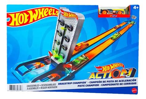 Hot Wheels Action Campeonato De Corridas Gbf82 Mattel Parcelamento Sem Juros