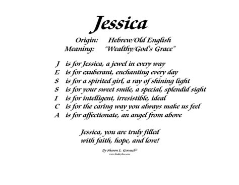 Meaning Of Jessica LindseyBoo