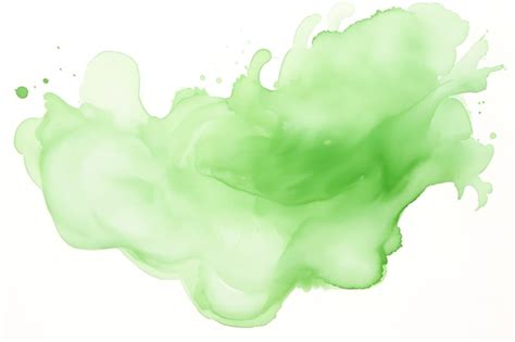 Premium Photo Green Splash Background Green Watercolor Shape