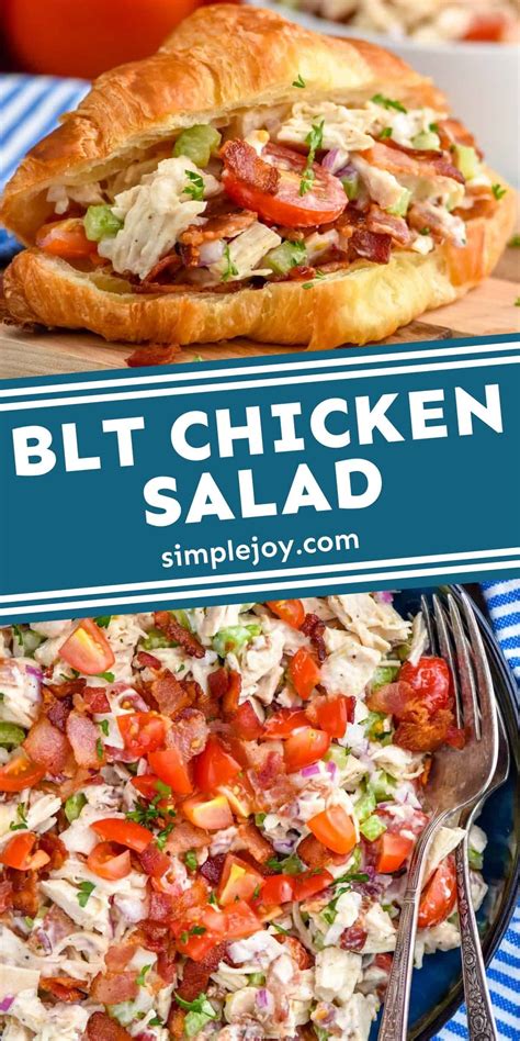 BLT Chicken Salad - Simple Joy