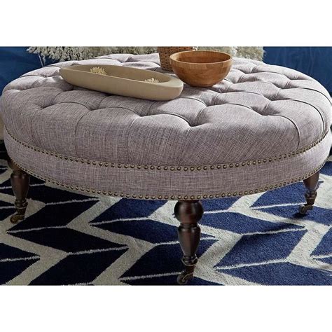 Tufted Round Ottoman Bench - Paragon Furniture