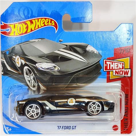 HOT WHEELS Ford GT Preto THEN AND NOW MATTEL Shopee Brasil