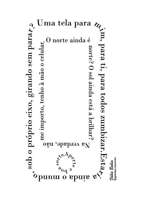Pin em Poemas Concretos
