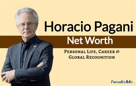 Horacio Pagani Net Worth 2024: Legacy of Pagani's Success