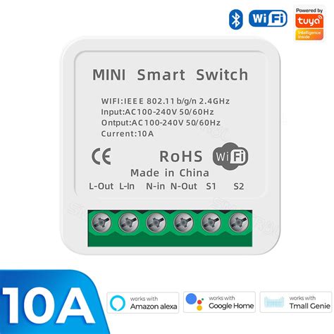 Smatrul Tuya A Mini Wifi Smart Diy Switch Light Power Monitor Way