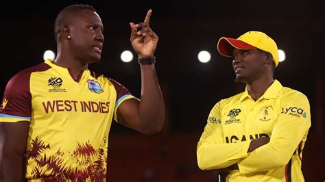 Mens T20 World Cup 2024 West Indies Opt To Bat Against Uganda Psj