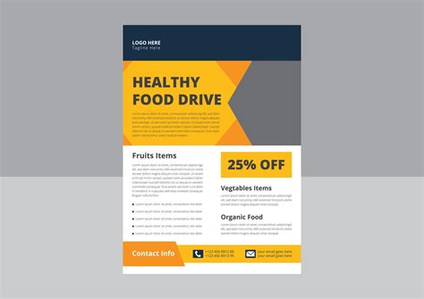 Food Drive Flyer Templates. Food Donation Flyer Design. Charity ...