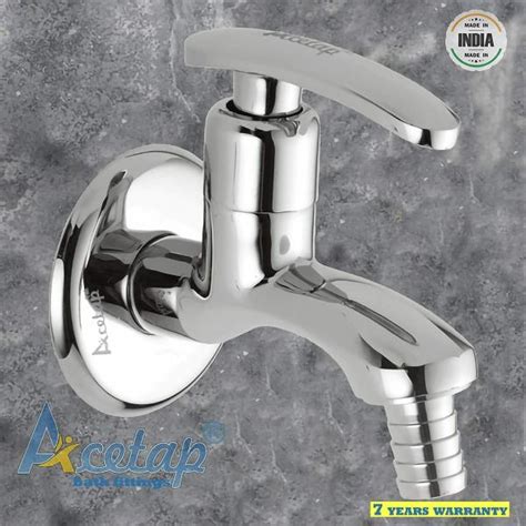 Acetap Brass Nozzle Bib Cock Alive Series Chrome Plated With Wall