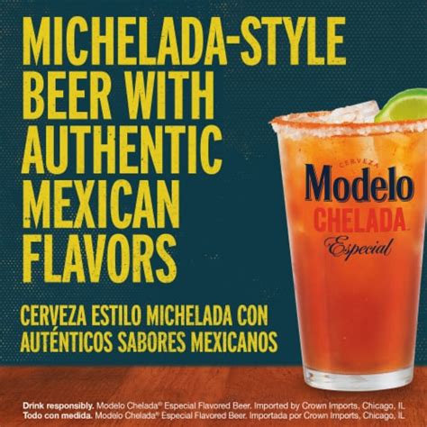 Modelo Chelada Especial Mexican Import Flavored Beer, 24 fl oz - Kroger