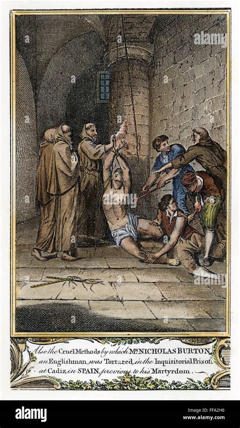 Foxe Spanish Inquisition Nthe Torture Of A Protestant Heretic In A