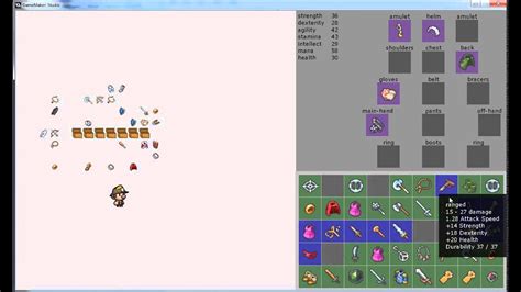 My Inventory System In Game Maker Studio Youtube