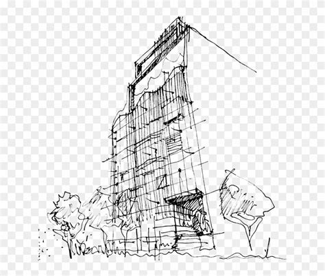 architecture black and white drawing - Clip Art Library