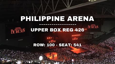 PHILIPPINE ARENA UPPER BOX 426 VIEW YouTube