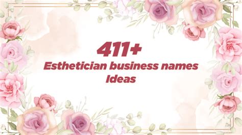 New Esthetician Business Names Ideas To Attract Customers