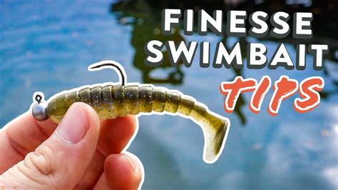 Finesse Swimbait Fishing Tips Downsize For More Bites Youtube