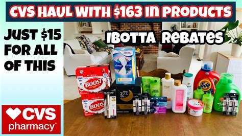 CVS COUPONING HAUL Lots Of Great Deals Got 163 In Products For Only