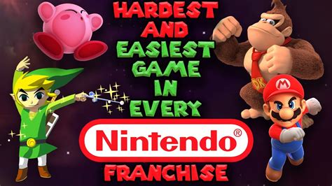 The Hardest And Easiest Game In Every Nintendo Franchise Youtube