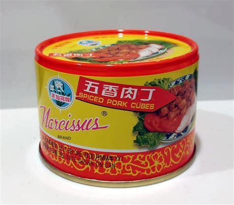 Canned Spiced Pork Cubes 142g Canned Pork Meat 五香肉丁