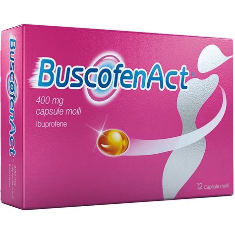 Buscofenact Per Dolori Forti Ciclo Capsule Molli Mg Ibuprofene