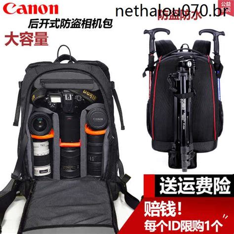 Canon Slr Mochila Para Câmera Exterior Portátil À Prova D água Nikon