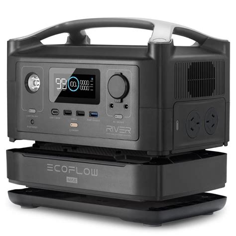 EcoFlow RIVER Portable Power Station With Extra Battery Bundle EF4