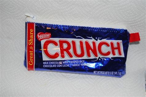 Nestle Crunch Candy Bar Wrapper Recycled And Upcycled Into