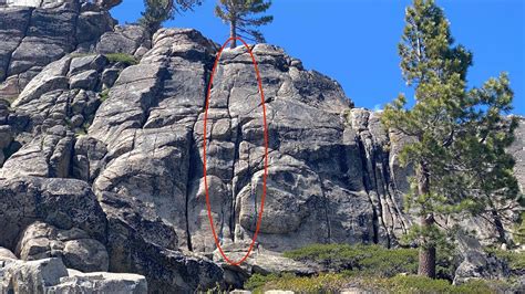 Roadside Crack A 5 7 Climbing In Donner Summit 6 19 23 Youtube