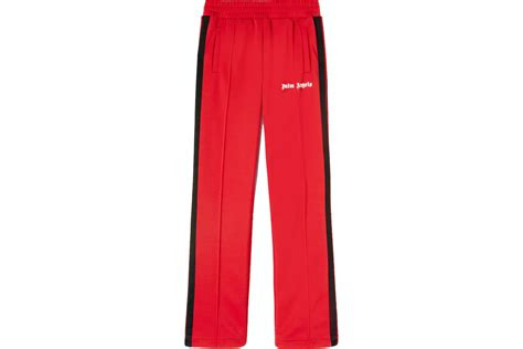 Palm Angels Lny Track Pants Redblack Mens Ss22 Us