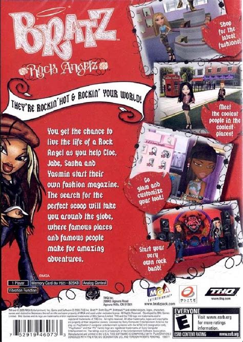 Bratz Rock Angelz Sony Playstation 2 Game