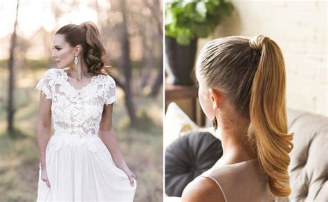 10 Fun And Fabulous Bridal Ponytails To Consider Weddingsonline