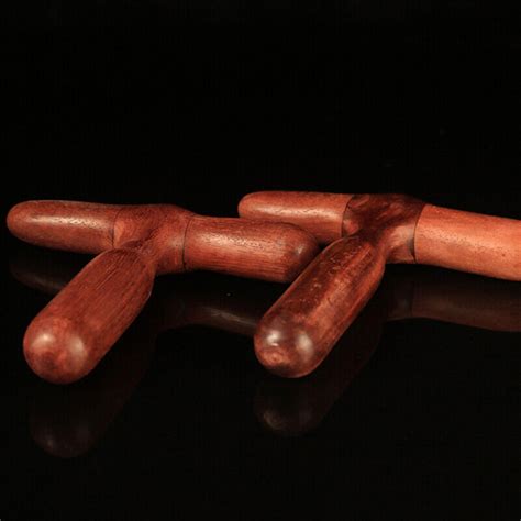 Wooden Massage Stick Reflexology Traditional Thai Tool Hand Head Foot