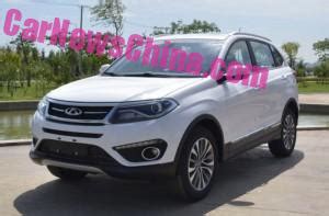 Spy Shots Facelift For The Chery Tiggo Suv In China