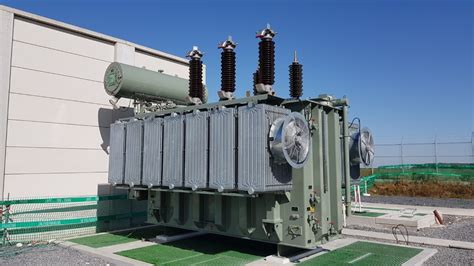 Installation Of An 63KV 40MVA ONAN ONAF Oil Filled Power Transformer