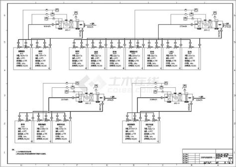 某洁净厂房水冷机组全空气空调系统暖通设计施工图冷热源土木在线