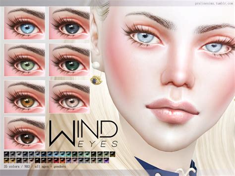 Sims 4 Ccs The Best Eyes By Pralinesims