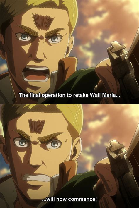 Erwin Smith Attack On Titan Shingeki No Kyojin Season 3 Episode