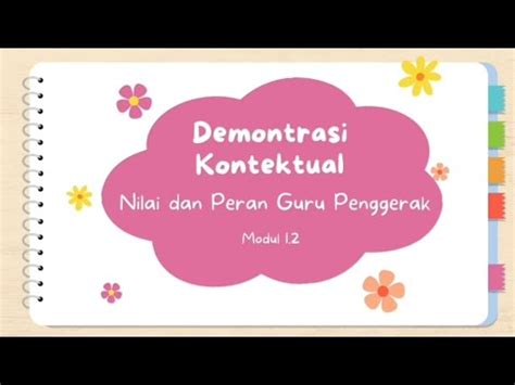 Tugas Demonstrasi Kontekstual Nilai Dan Peran Guru Penggerak Modul