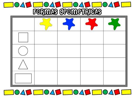 Doble Entrada Figuras Geometricas Para Preescolar Figuras