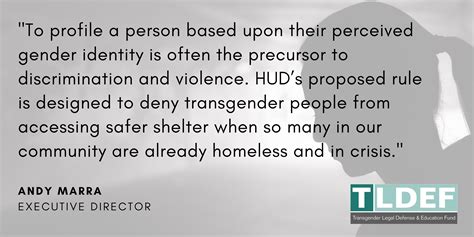 New Hud Rule To Encourage Discrimination Against Homeless Transgender People A4te